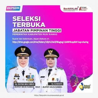 Pengumuman Seleksi Terbuka Jabatan Tinggi Pratama Kabupaten Musi Rawas Tahun 2023