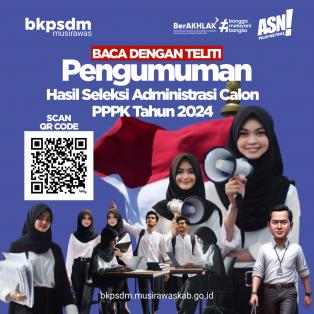 Pengumuman Hasio Seleksi Administrasi PPPK Kabuoaten Musi Rawas Tahun 2024